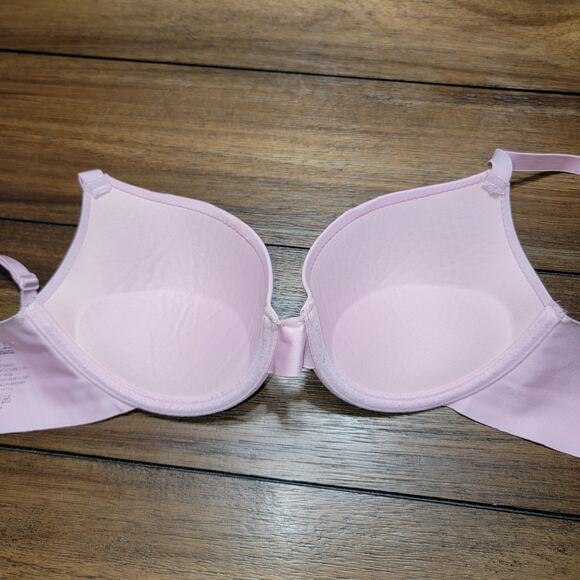Prima Valentina Intimates Pink Padded Underwire Bra w/ Back Closure - Size 34B - Picture 5 of 6